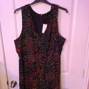 Sugar lips wide leg floral v neck jumpsuit plus size 3X